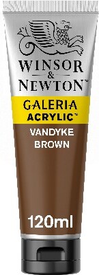 Winsor & Newton - Galeria Akrylmaling - Vandyke Brown 120 Ml