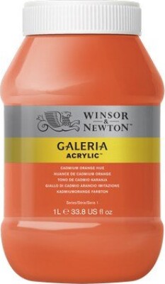 Se Winsor & Newton - Galeria Akrylmaling - Cadmium Orange Hue 1000 Ml hos Gucca.dk