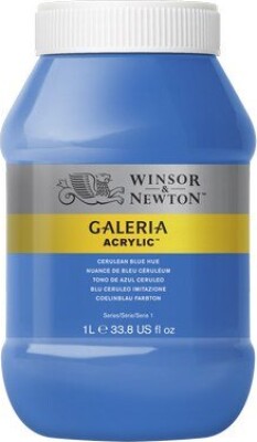 Winsor & Newton - Galeria Akrylmaling - Cerulean Blue 1000 Ml
