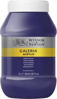 Winsor & Newton - Akrylmaling - Winsor Violet 1000 Ml