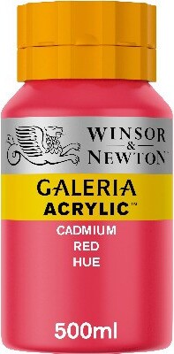 Winsor & Newton - Galeria Akrylmaling - Cadmium Red Hue 500 Ml