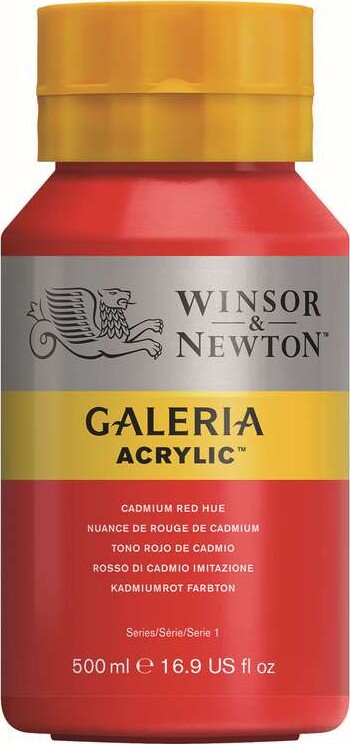 Winsor & Newton - Galeria Akrylmaling - Cadmium Red Hue 500 Ml