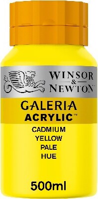 Winsor & Newton - Galeria Akrylmaling - Cadmium Yellow Pale 500 Ml