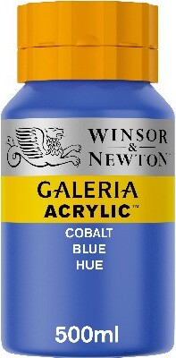 Winsor & Newton - Galeria Akrylmaling - Cobalt Blue Hue 500 Ml