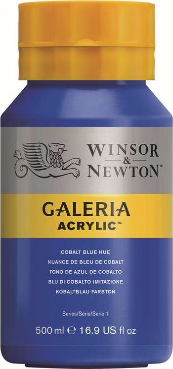 Winsor & Newton - Galeria Akrylmaling - Cobalt Blue Hue 500 Ml