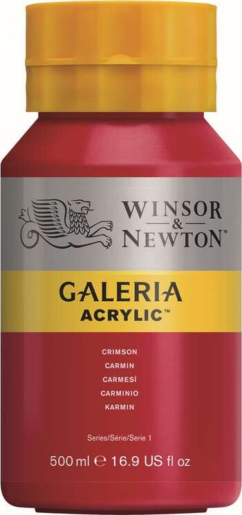Winsor & Newton - Galeria Akrylmaling - Crimson 500 Ml