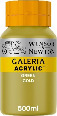 Winsor & Newton - Akrylmaling - Green Gold 500 Ml