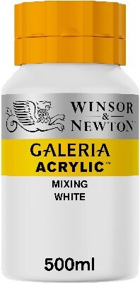Winsor & Newton - Galeria Akrylmaling - Mixing White 500 Ml