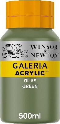 Winsor & Newton - Akrylmaling - Olive Green 500 Ml