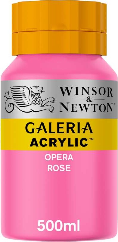 Winsor & Newton Galeria Opera Rose Akrylfarve - 500 ml