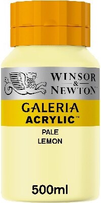 Winsor & Newton - Galeria Akrylmaling - Pale Lemon 500 Ml