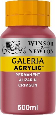 Winsor & Newton - Galeria Akrylmaling - Alizarin Crimson 500 Ml