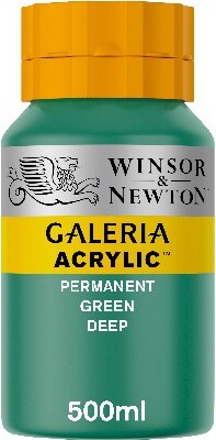 Winsor & Newton Akrylmaling - Galeria - Dyb Grøn 500 Ml