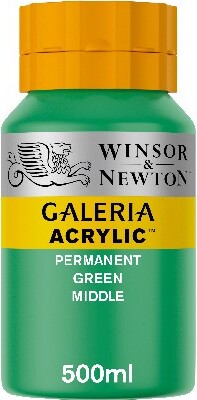 Winsor & Newton - Akrylmaling - Medium Grøn 500 Ml