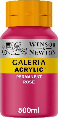 Winsor & Newton - Akrylmaling - Perm Rose 500 Ml
