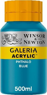 Winsor & Newton - Akrylmaling - Phthalo Blue 500 Ml