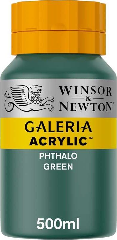 Winsor & Newton Galeria Phthalo Green Akrylfarve - 500 ml