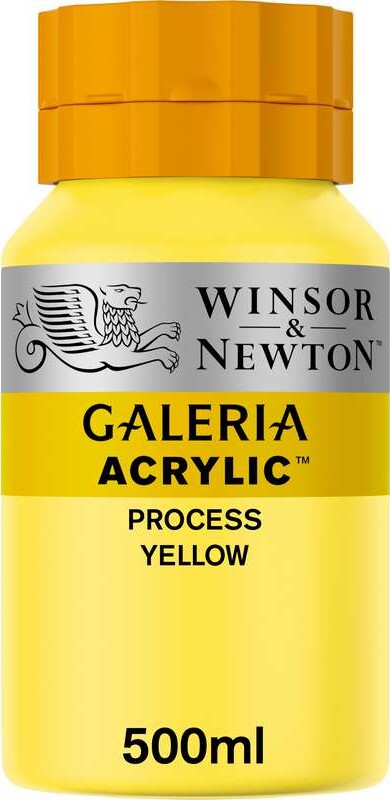 Winsor & Newton Galeria Process Yellow Akrylfarve - 500 ml