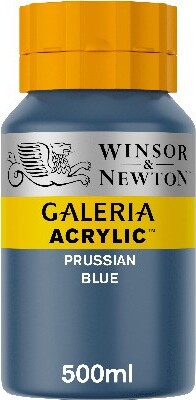Winsor & Newton - Galeria Akrylmaling - Prussian Blue Hue 500 Ml