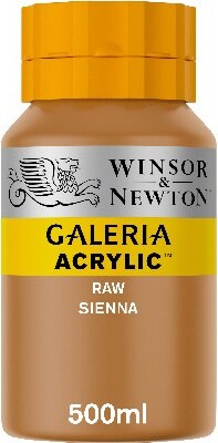 Winsor & Newton - Galeria Akrylmaling - Raw Sienna 500 Ml
