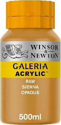 Winsor & Newton - Galeria Akrylmaling - Raw Sienna Opaque 500 Ml