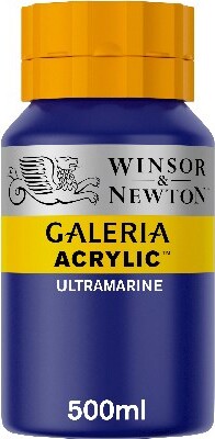 Winsor & Newton - Galeria Akrylmaling - Ultramarine 500 Ml