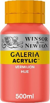 Winsor & Newton - Akrylmaling - Vermilion Hue 500 Ml