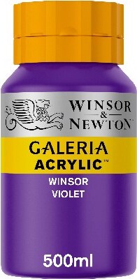 Winsor & Newton - Akrylmaling - Winsor Violet 500 Ml