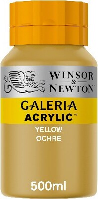 Winsor & Newton - Akrylmaling - Yellow Ochre 500 Ml