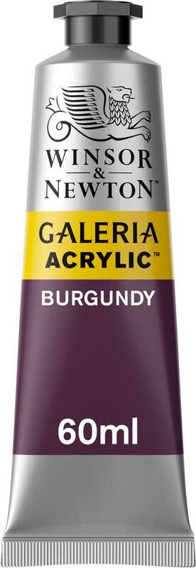 Winsor & Newton - Galeria Akrylmaling - Burgundy 60 Ml