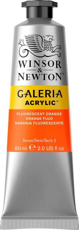 Winsor & Newton - Galeria Acrylic - Fluorescent Orange 60 Ml