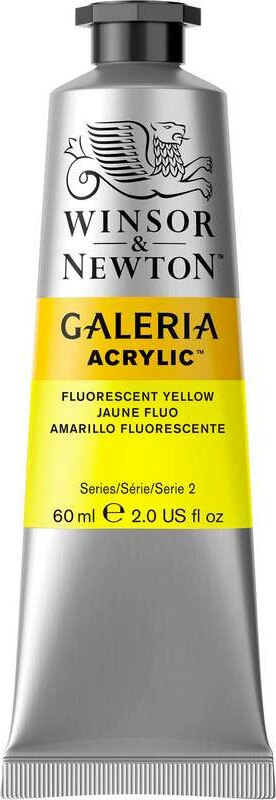Winsor & Newton - Galeria Acrylic - Fluorescent Yellow 60 Ml