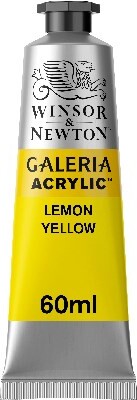 Winsor & Newton - Galeria Akrylmaling - Citron Gul 60 Ml