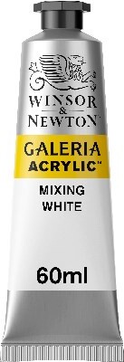 Se Winsor & Newton - Galeria Akrylmaling - Mixing Hvid 60 Ml hos Gucca.dk