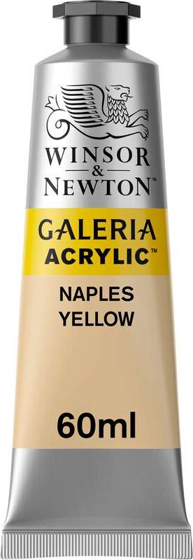 Winsor & Newton - Galeria Akrylmaling - Naples Gul 60 Ml