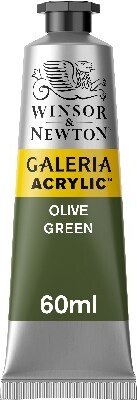Winsor & Newton - Galeria Akrylmaling - Oliven Grøn 60 Ml