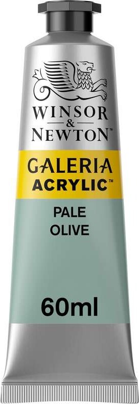Winsor & Newton - Galeria Akrylmaling - Bleg Oliven 60 Ml