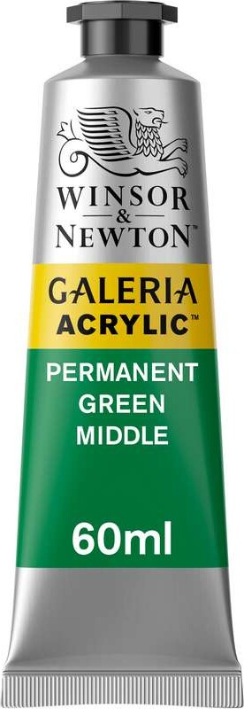 Winsor & Newton - Galeria Akrylmaling - Perm Grøn Mellem 60 Ml