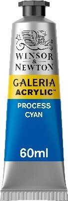 Winsor & Newton - Galeria Akrylmaling - Process Cyan 60 Ml