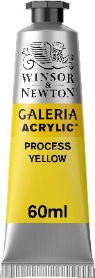 Billede af Galeria Acrylic 60ml Process Yellow 527 - 2120527 - Winsor & Newton