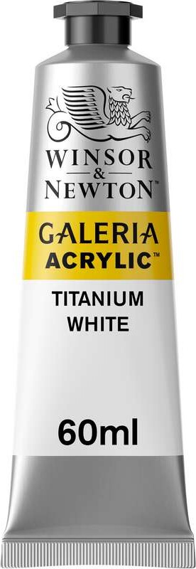 Winsor & Newton - Galeria Akrylmaling - Titanium White 60 Ml