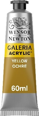 Billede af Galeria Acrylic 60ml Yellow Ochre 744 - 2120744 - Winsor & Newton