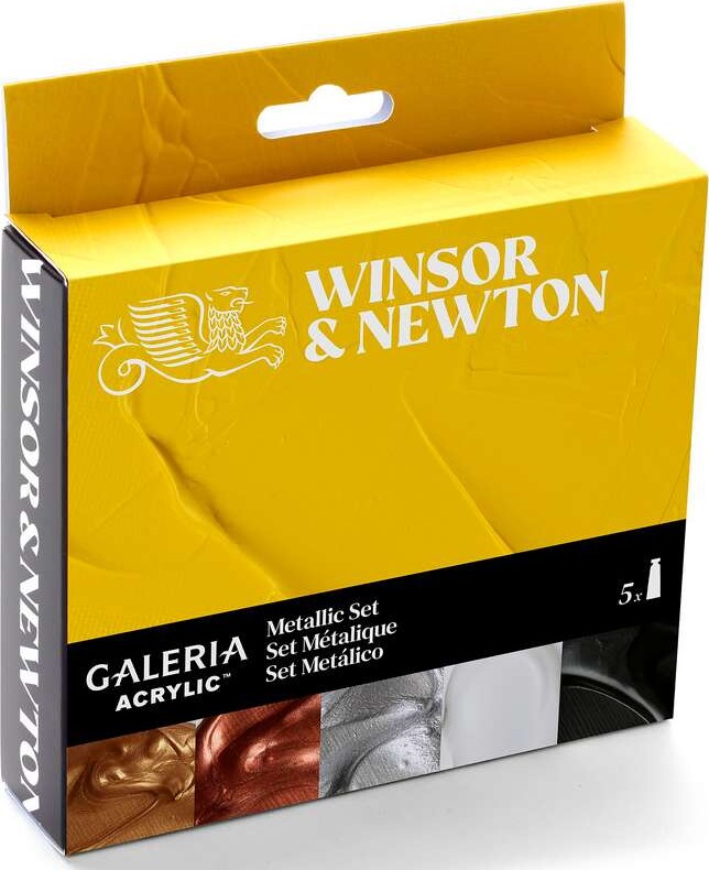Winsor & Newton - Galeria Acrylic - Metallic Set - 5x60 Ml