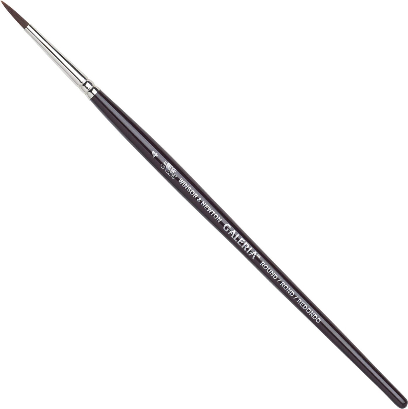 Winsor & Newton - Galeria Akryl Pensel - Rund - Kort Skaft - Str. 4
