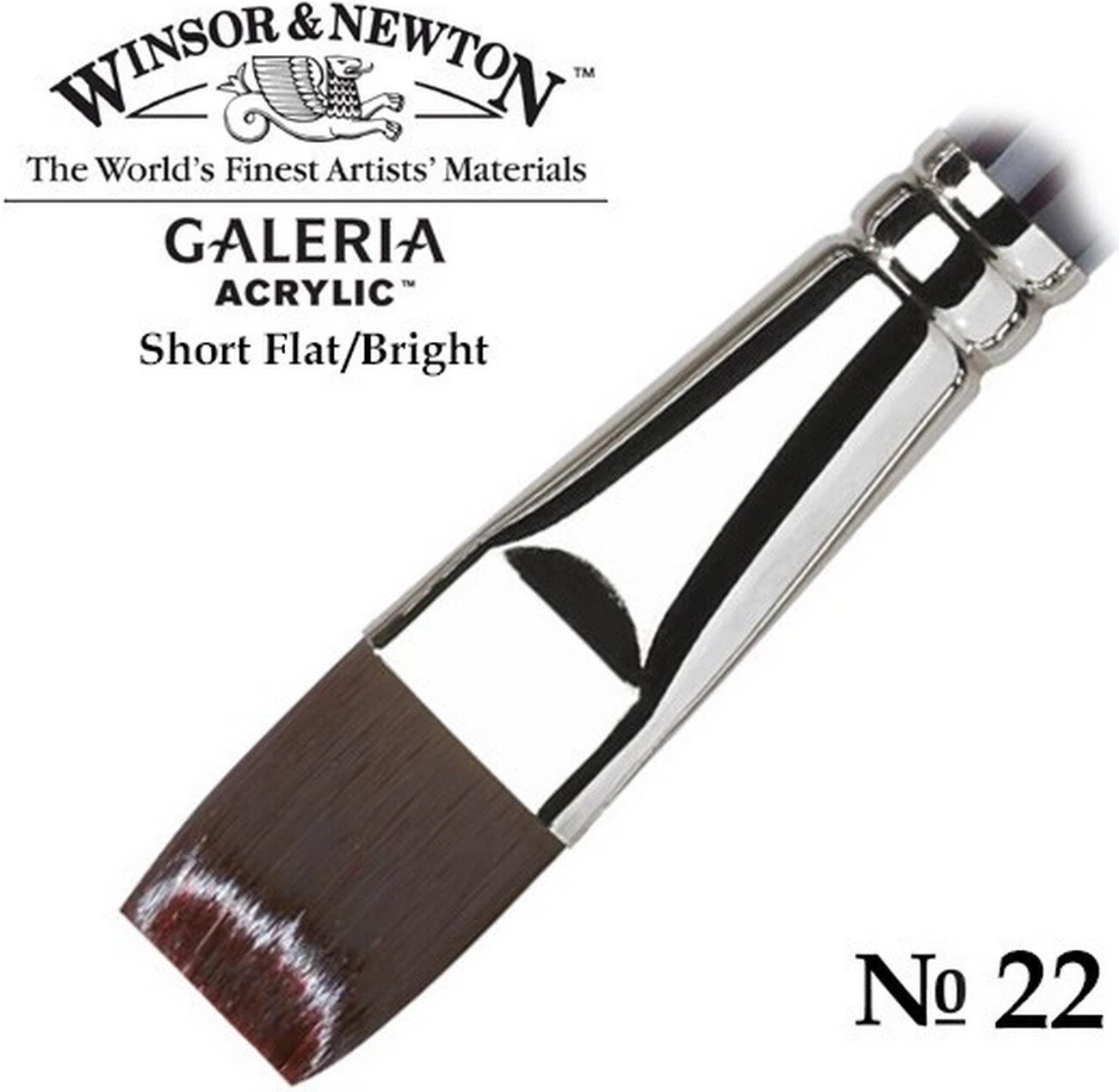 Winsor & Newton - Galeria Short Flat No 22 - Malerpensel