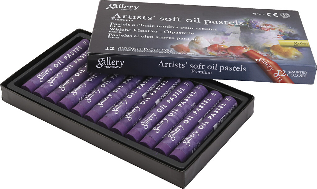 Gallery - Artists Soft Oil Pastels - Oliekridt - Violet - 12 Stk.