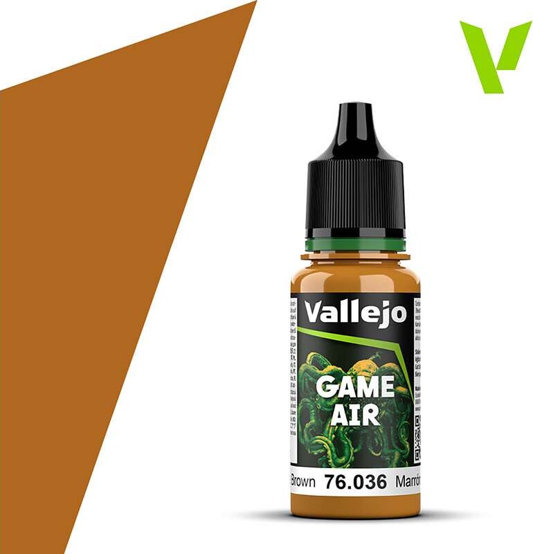 Billede af Game Air Bronze Brown 18ml - 76036 - Vallejo hos Gucca.dk