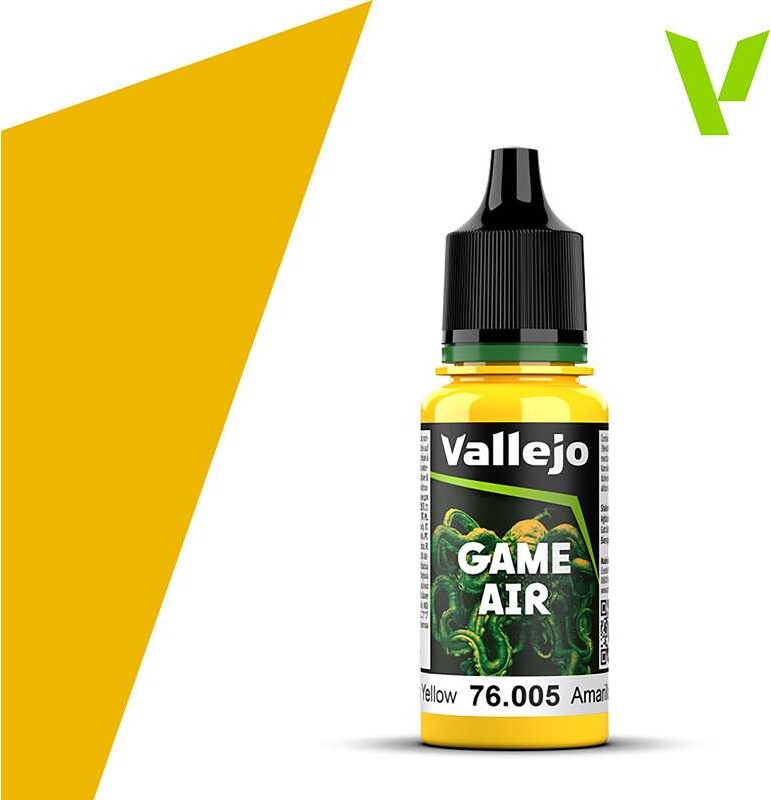 Vallejo - Game Air - Moon Yellow Mat - 18 Ml - 76005