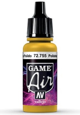 Vallejo - Game Air - Polished Gold Mat - 17 Ml - 72755