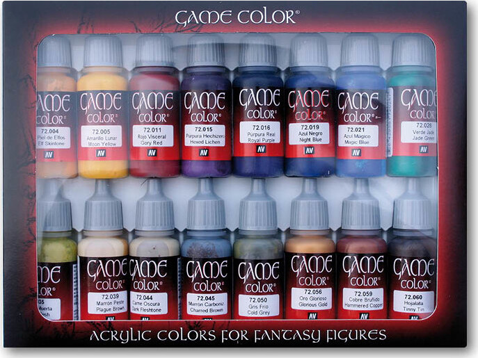 Vallejo - Game Color Maling Sæt - Advanced - 16x17 Ml